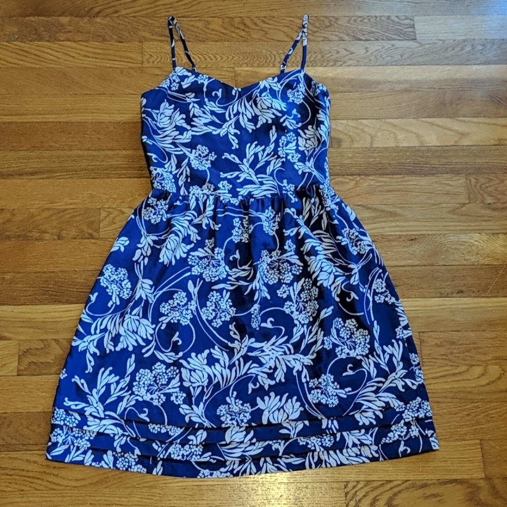 Purple Spaghetti Strap Gap Dress